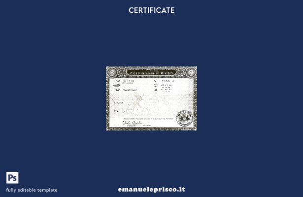 stile verificato Modello di certificato di nascita del Dipartimento della sanità